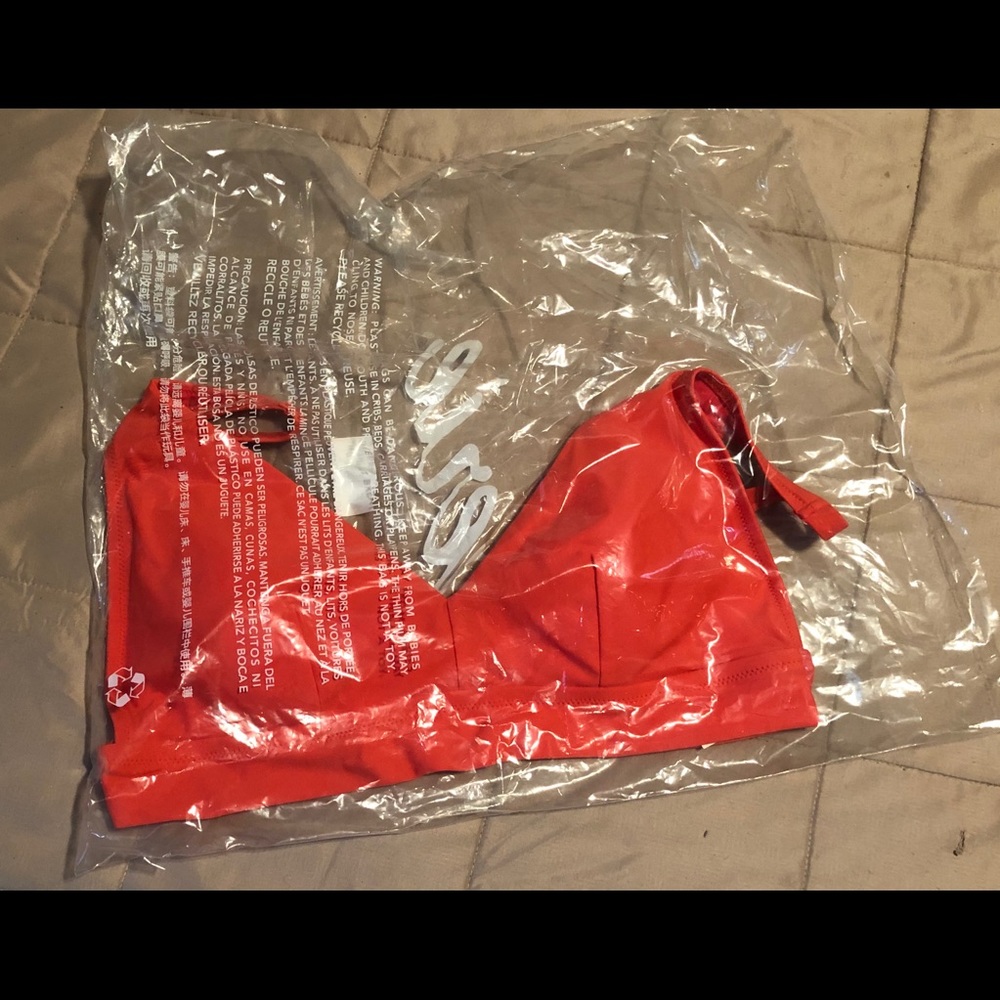 Aerie Longline Triangle Bikini Top